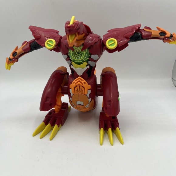 Bakugan Dragonoid Maximus 8" Action Figure Incomplete Not Working Red Dragon - Picture 1 of 8